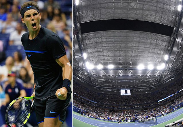 Rafael Nadal Petenis Pertama yang Menang di Bawah Atap Stadion pada US Open